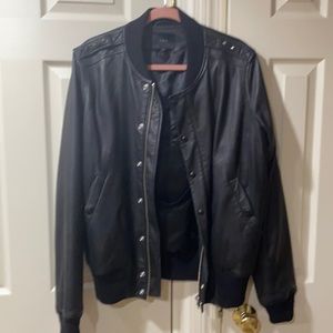 iro leather jacket sz L